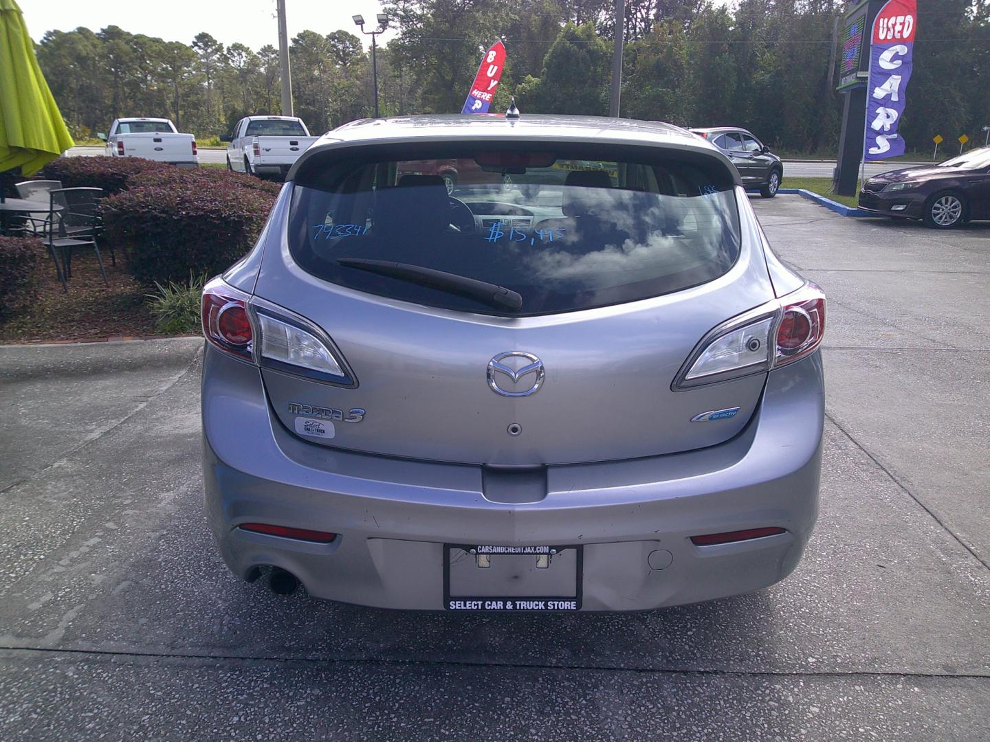 2013 GRAY MAZDA MAZDA3 I TOURING W/S (JM1BL1L74D1) , located at 1200 Cassat Avenue, Jacksonville, FL, 32205, (904) 695-1885, 30.302404, -81.731033 - Photo#3